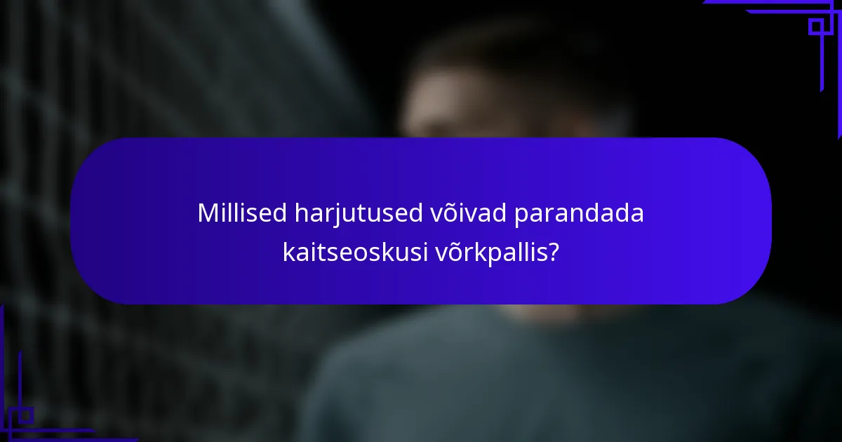 Millised harjutused võivad parandada kaitseoskusi võrkpallis?