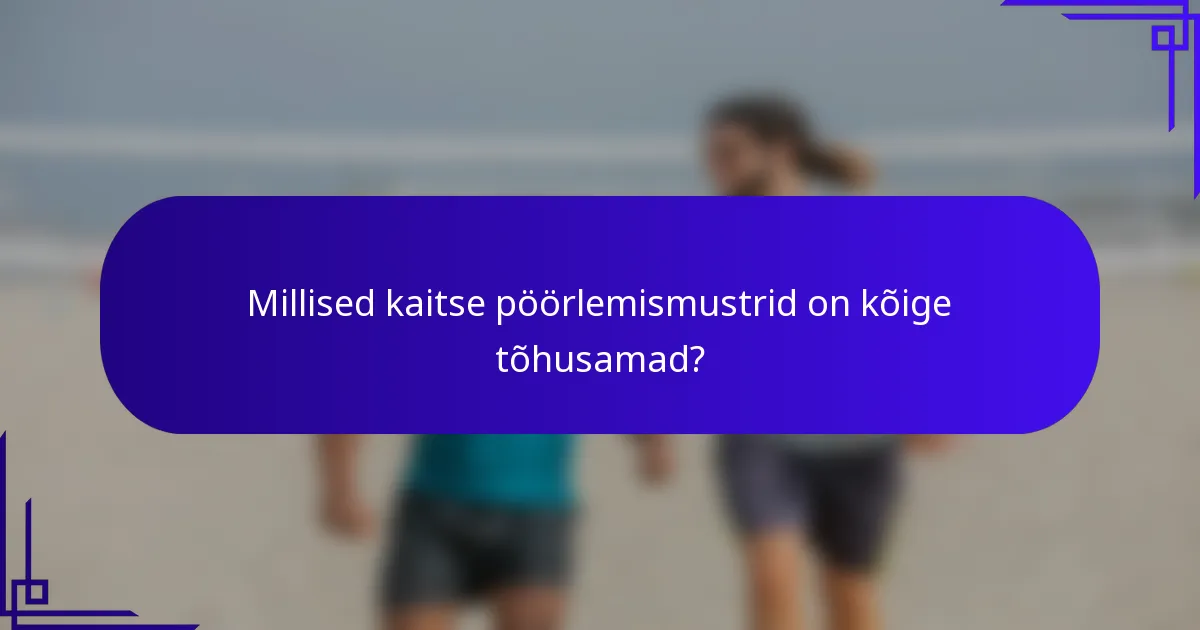 Millised kaitse pöörlemismustrid on kõige tõhusamad?